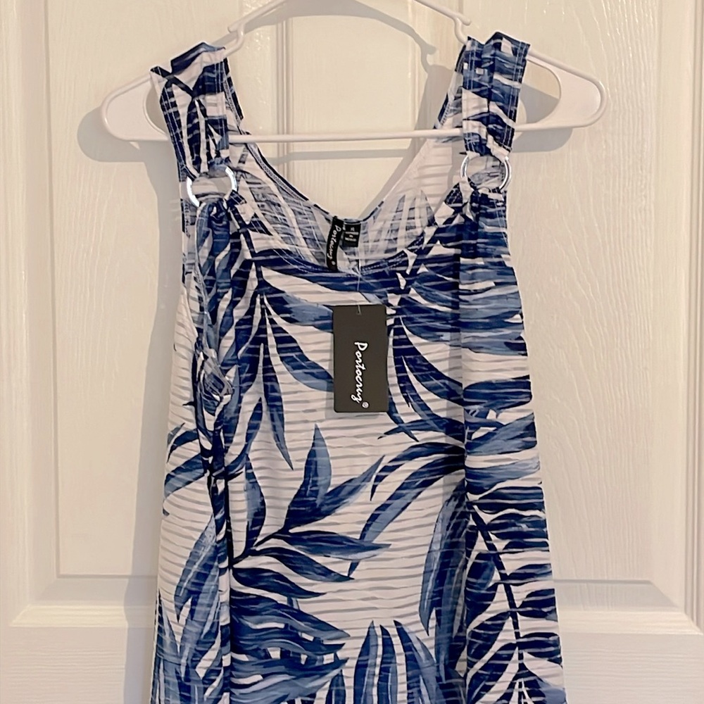 Women's Portocruz Coverup Tank Swim Dress, Size XL, NWT